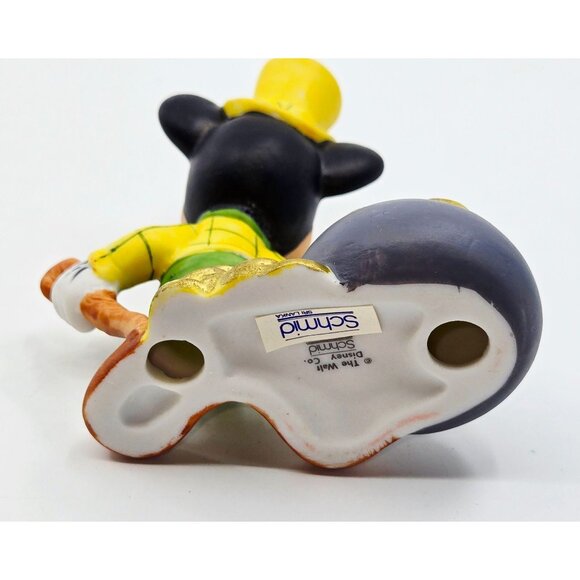 Vintage Disney Mickey Mouse St. Patricks Day Figurine By Schmid With Leprechaun - Picture 3 of 5